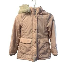 Girls Michael Kors Pink Winter Coat. Size 7/8
